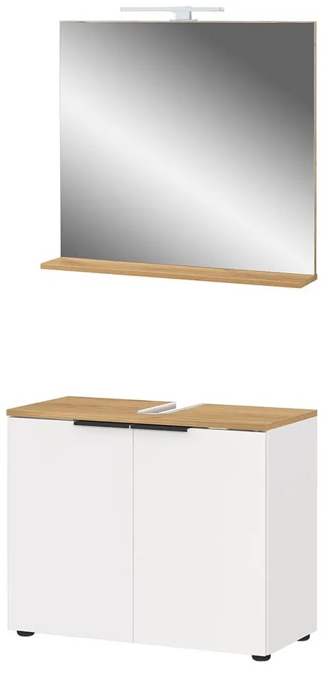 Biela kúpeľňová zostava Menen – Germania