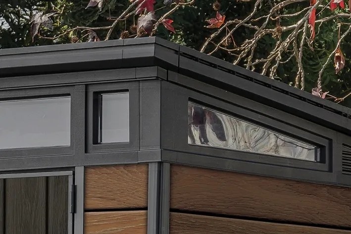 PENT Signature HORIZONTAL WALNUT záhradný domček 9x7, hnedý 216x279x226