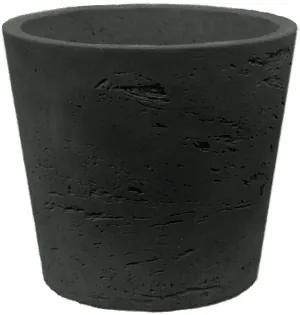 Rough Bucket XS black washed Mini13x11 cm
