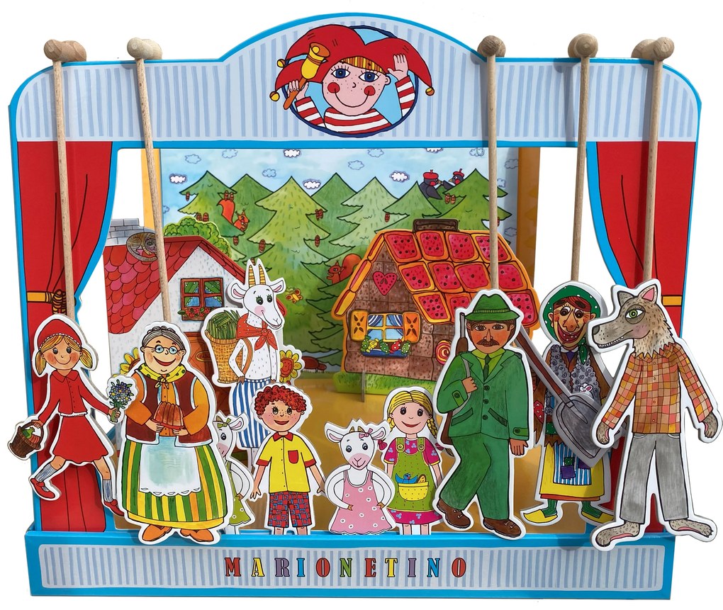 MARIONETINO Divadlo pre deti Trojrozprávka Červená čiapočka