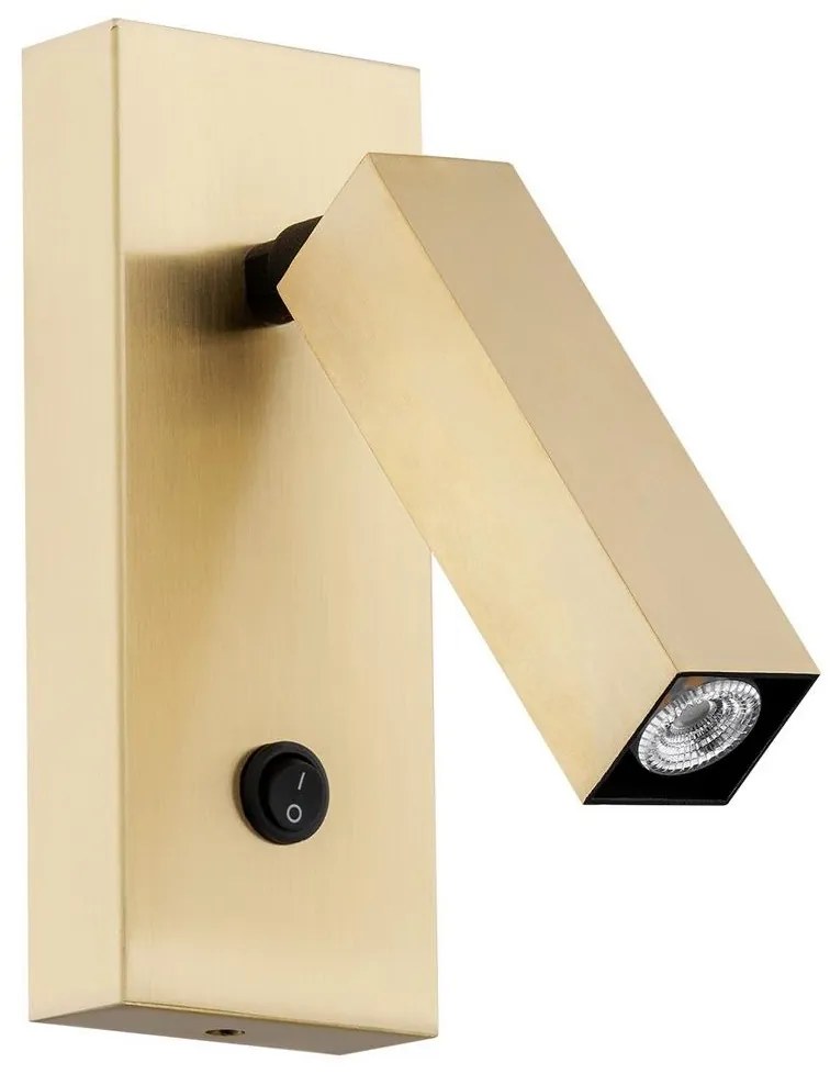 Argon 4737 - Nástenné bodové svietidlo ROCK 1xG9/6W/230V mosadz AR4737