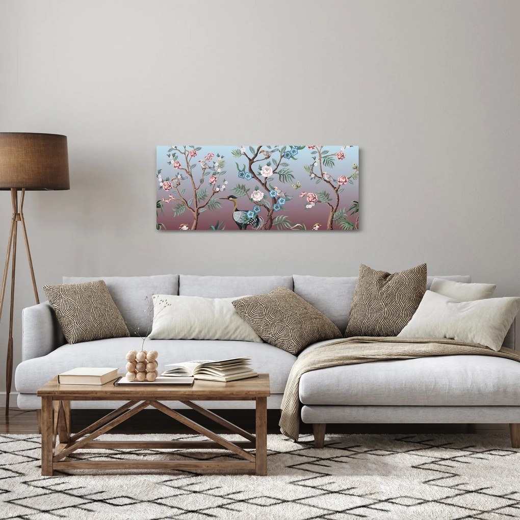 Obraz - Vtáčí park (120x50 cm)