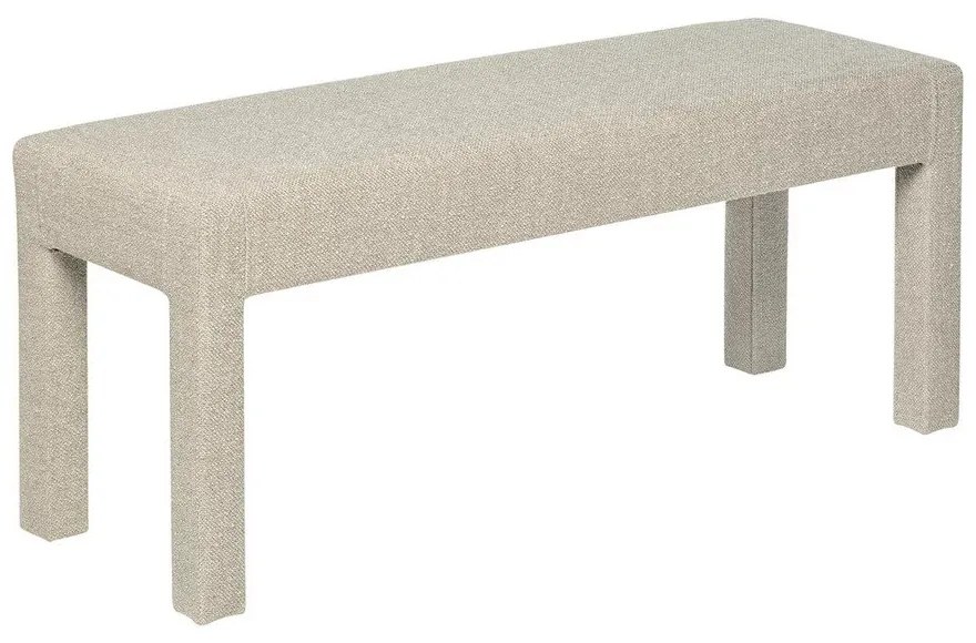 Béžová lavica z textílie buklé Sitta – Blomus