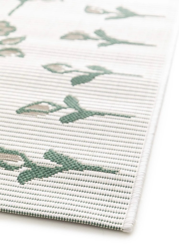 Kusový koberec Palma Natural 16825-460 - na von aj na doma, 80x150, zelená, chodba / predsieň, Balta