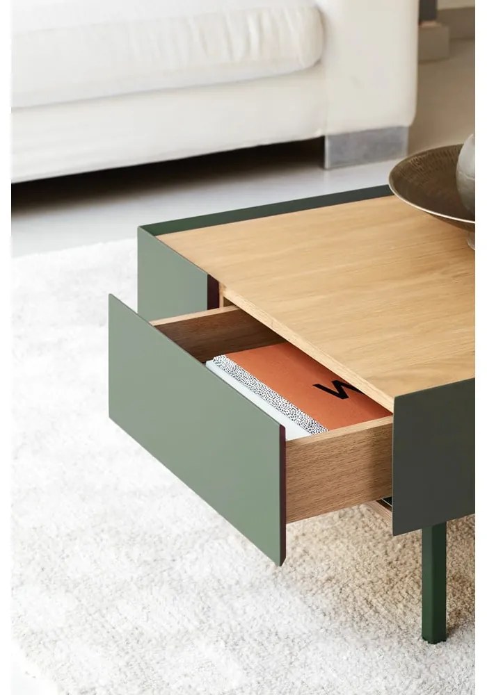 Zelený konferenčný stolík Teulat Arista