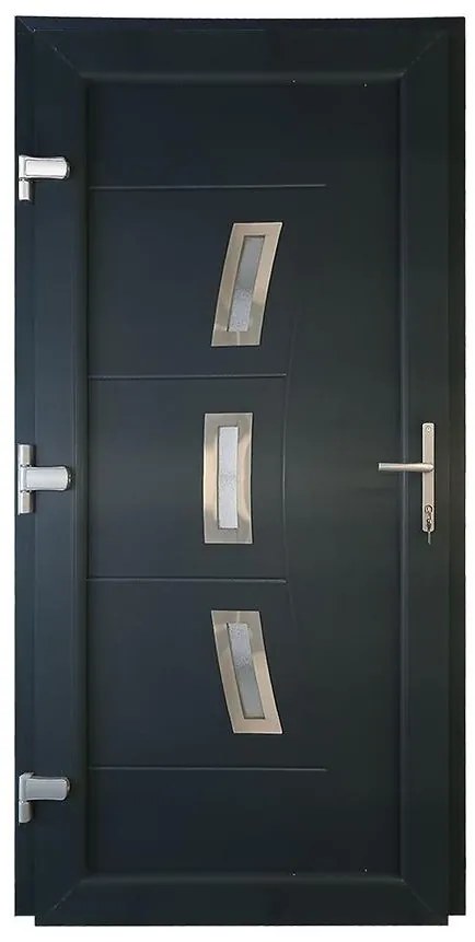 Dvere vchodové Candy D26 90L antracit