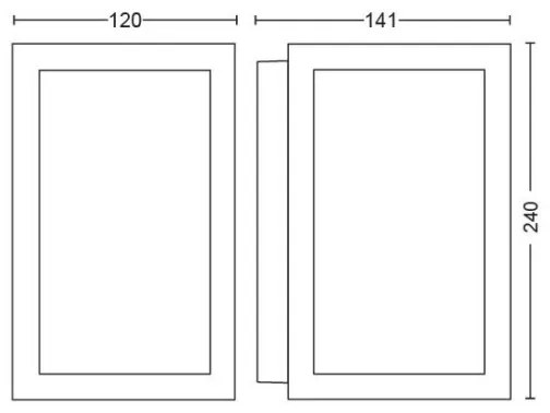 Philips 17459/30/P7 - LED RGB Vonkajšie svietidlo Hue IMPRESS 2xLED/8W/24V IP44