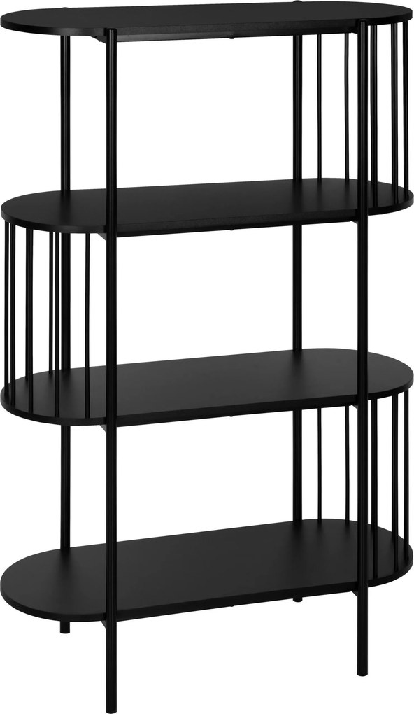 XXXLutz REGÁL, čierna, železo, 80/133,5/34 cm Xora - Online Only drobný nábytok - 007968035104