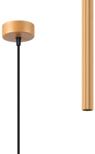 Sollux SL.1339 - Luster na lanku ARCHE 1xG9/8W/230V zlatá