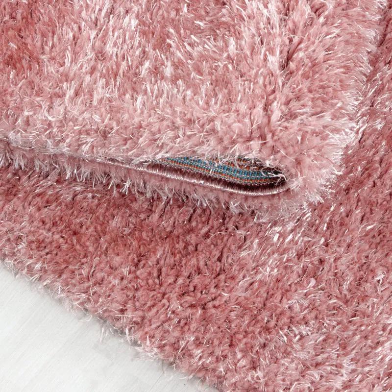 Ayyildiz koberce Kusový koberec Brilliant Shaggy 4200 Rose - 60x110 cm