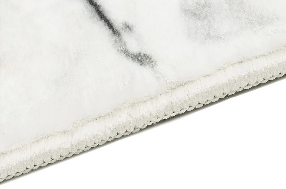 B-line, Kusový koberec Color 1195, 160x220, biela, čiernobiela, obývacia izba