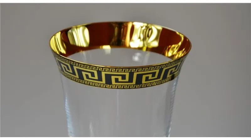 BOHEMIA ANGELA VERSO GOLD POHÁR NA VÍNO 350 ML SADA 6 KS