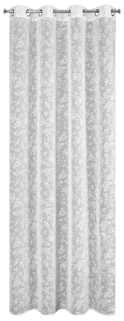 ZÁVES NA KRÚŽKOCH HOLLY 140X250 CM KVETY
