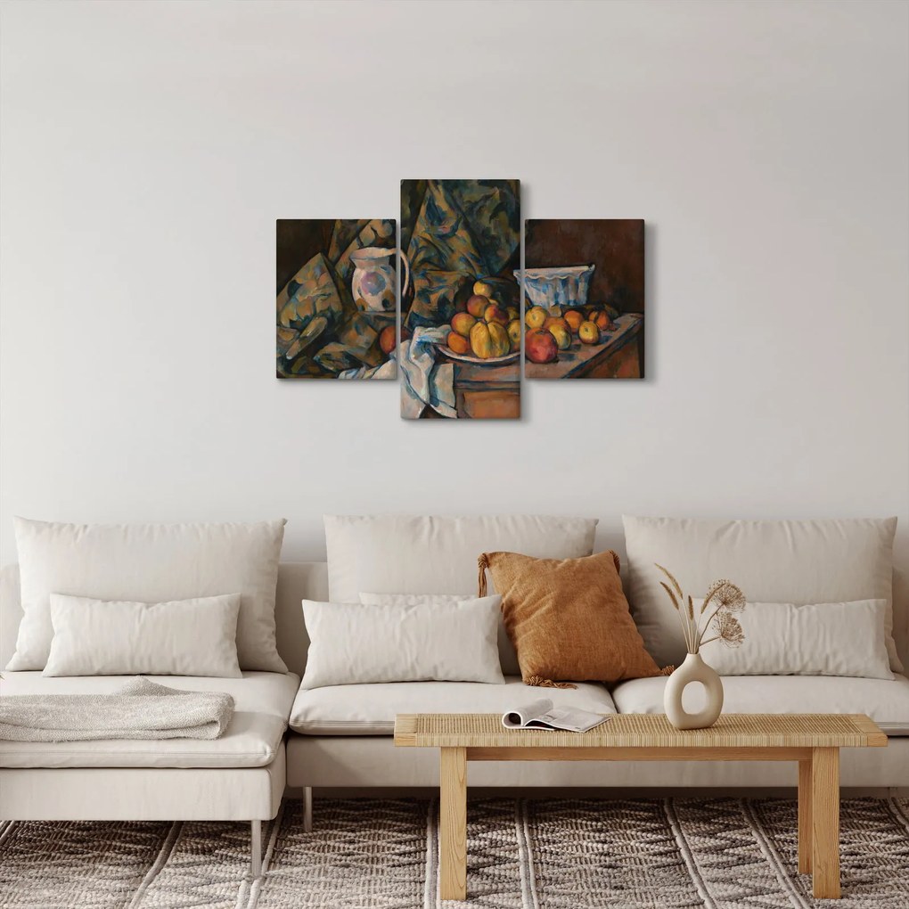 Obraz - Paul Cézanne, Still Life with Apples and Peaches, reprodukcia (90x60 cm)