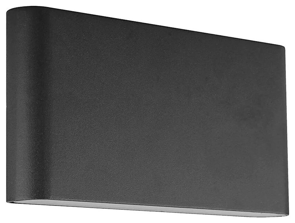 Prezent 31318 - LED Vonkajšie nástenné svietidlo MAER 2xLED/5W/230V IP44 čierna