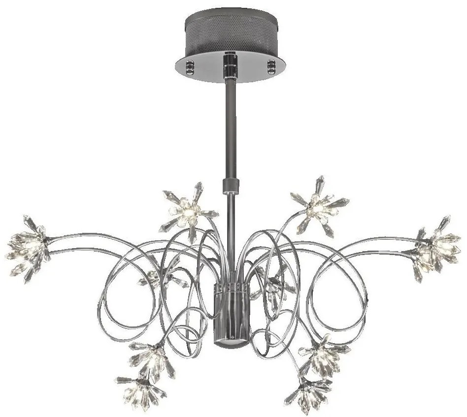 LUXERA 1570 - Luster SCARLET 12xG4/20W/230V