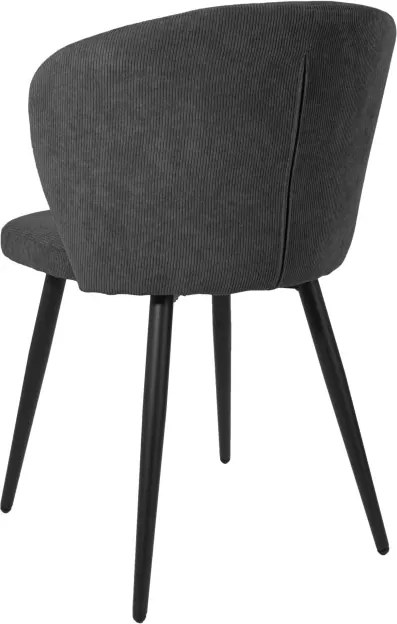 Jedálenská stolička KROSBY antracitová