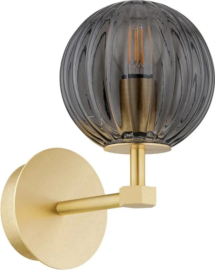 Argon 8508 - Nástenná lampa PALOMA 1xE14/7W/230V zlatá/čierna