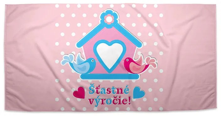 Sablio Uterák Šťastné výročí 2 - 30x50 cm