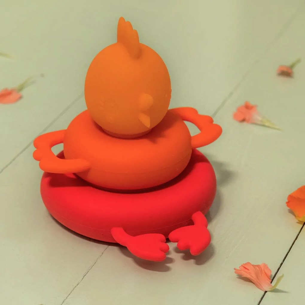 Lilliputiens - stohovacia pyramída sliepočky Paulette - hračka do vody