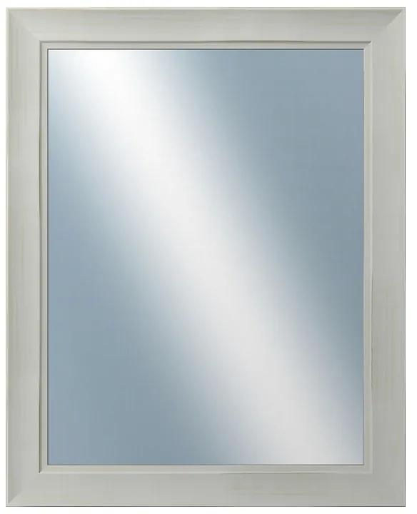 DANTIK - Zrkadlo v rámu, rozmer s rámom 40x50 cm z lišty ANDRÉ veľká biela (3155)