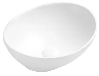 Mexen Elza, umývadlo na dosku 40 x 33 cm, biela matná, 21014001