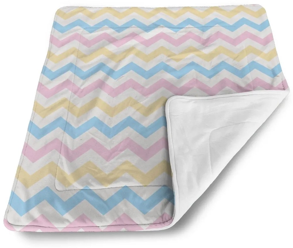 Sablio Deka pre bábätko Trojfarebné čmáranice - 80x100 cm