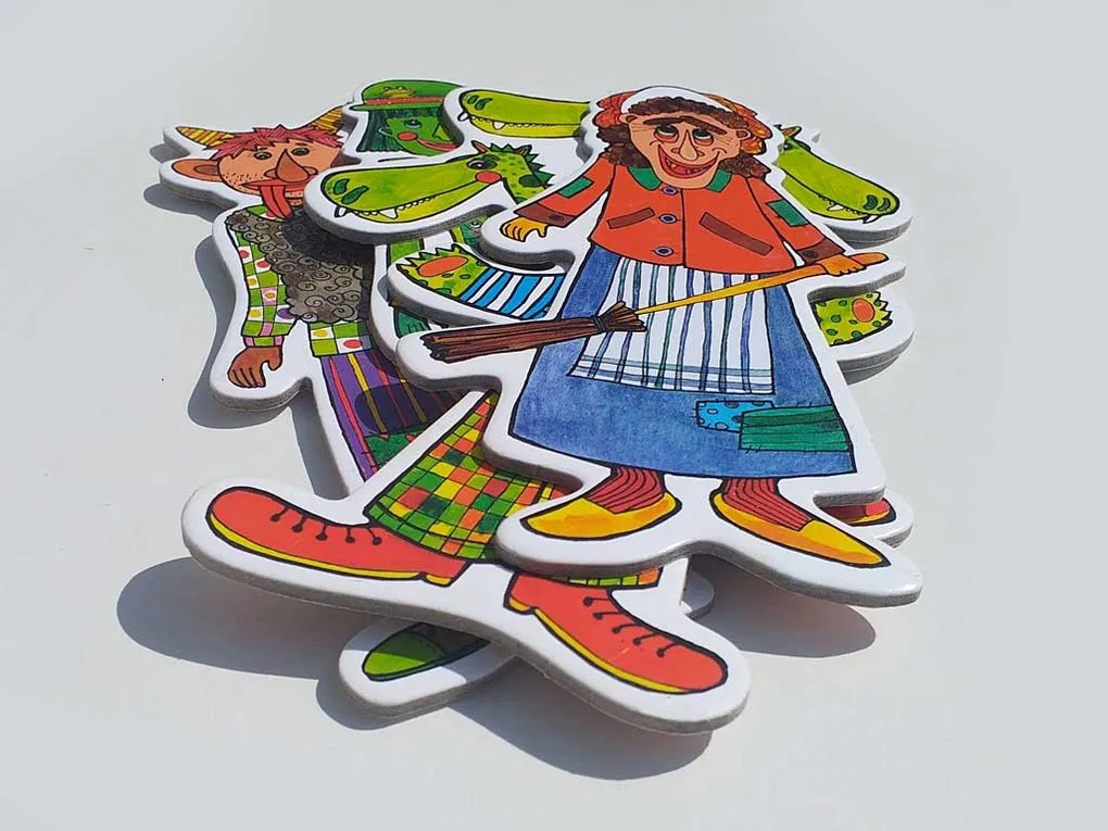 MARIONETINO – Drak a strašidlá – bábky 4 ks