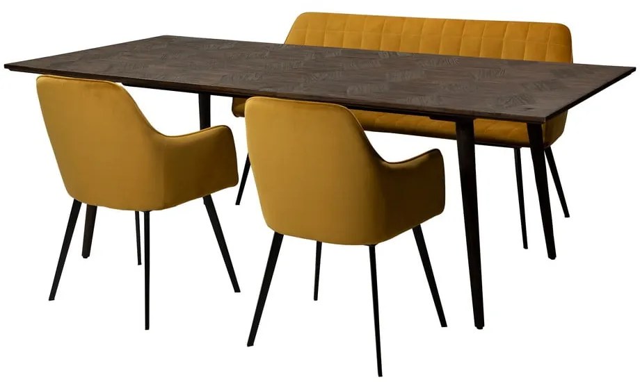 Jedálenský stôl v dekore brestu 100x220 cm Diamond – DAN-FORM Denmark