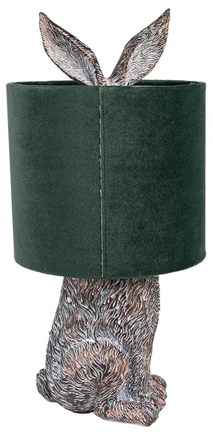 Brown & Green RABBIT Easter svietidlo