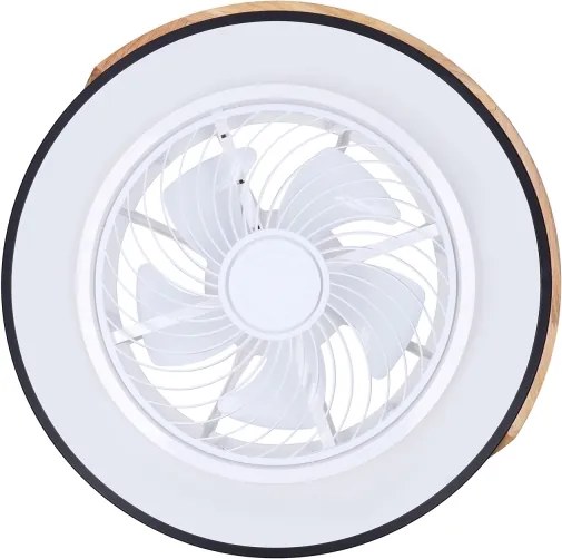 Brilagi-LED stmievateľné svietidlo s ventilátorom LED/30W/230V 3000-6500K čierna
