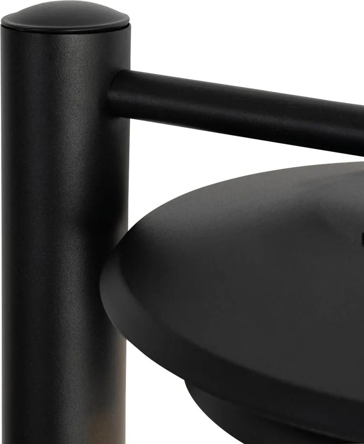 Dizajnová vonkajšia stĺpová lampa čierna 100 cm IP44 - Morty