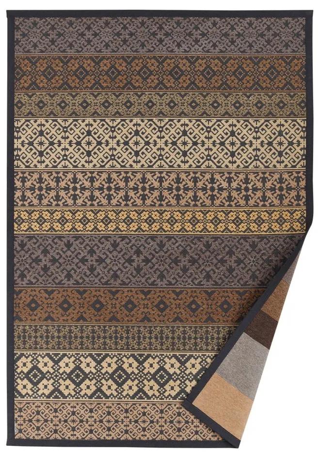 Béžový vzorovaný obojstranný koberec Narma Tidriku, 70 × 140 cm