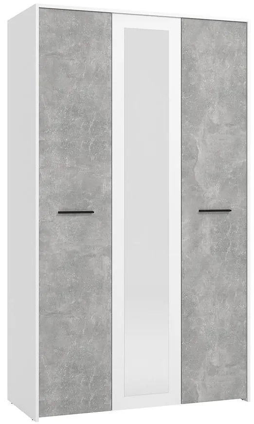 Skriňa Varadero betón/biela 3K1O 11011616