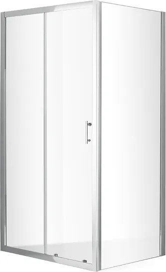 Posuvné sprchové dvere OBD2 s pevnou stenou OBB 100 cm 80 cm