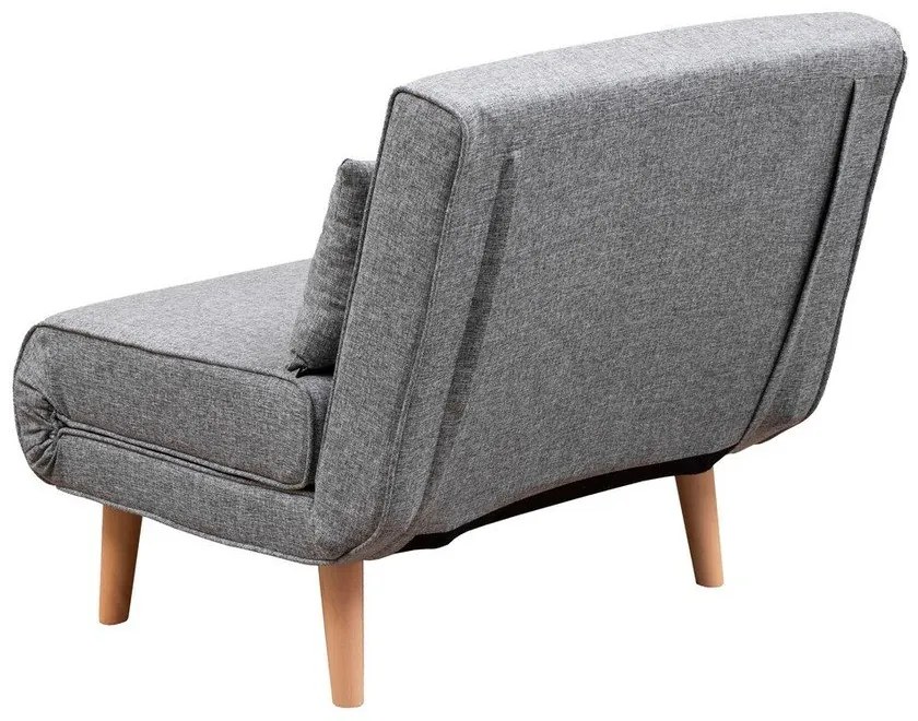 Svetlosivé kreslo Folde – Artie