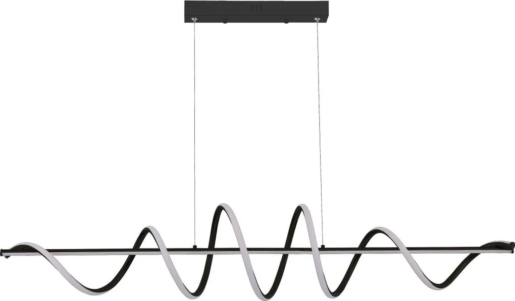Zuma Line MS902-BK - LED luster na lanku ESERO LED/60W/230V čierna