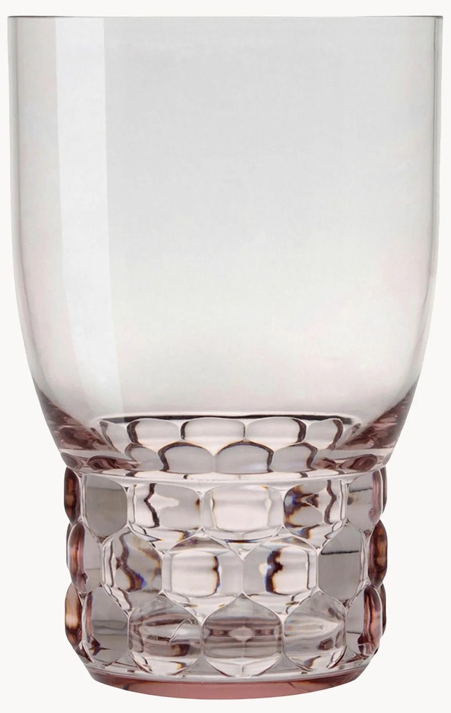 Poháre so štruktúrovaným vzorom Jellies, 4 ks