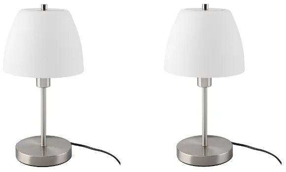 Livarno home Stolná LED lampa s dotykovou funkciou (kužeľový tvar), 2 kusy (800011129)