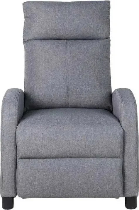 LuxuryForm DESIGN Televízne kreslo RUFO s polohovaním - sivé