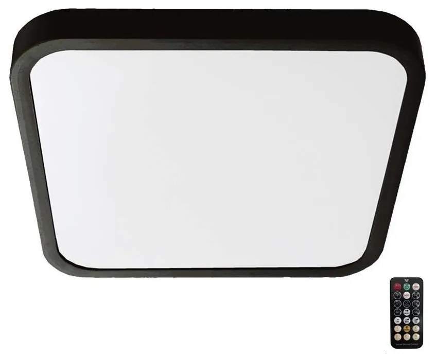 LED Kúpeľňové stropné svietidlo so senzorom LED/18W/230V 4000K IP44 čierna