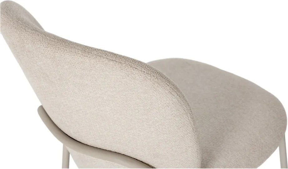 Krémové jedálenské stoličky v súprave 4 ks Daia – Marckeric