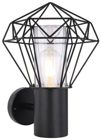 Globo 31355 - Vonkajšie nástenné svietidlo HORACE 1xE27/15W/230V IP44