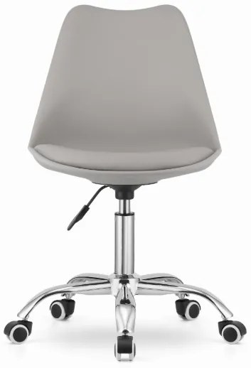 Otočná stolička ALBA – Sivá, moderný dizajn a komfort