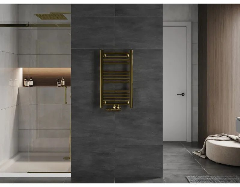 Mexen Mars, vykurovacie teleso 700x400 mm, 188 W, zlatá lesklá, W110-0700-400-00-50