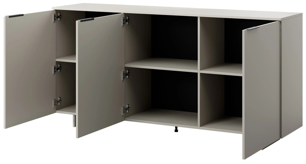 Cama Široká komoda Alma 3D - béžová