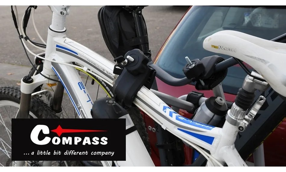 Compass Nosič bicyklov na ťažné zariadenie E-BIKE TÜV, 2 bicykle