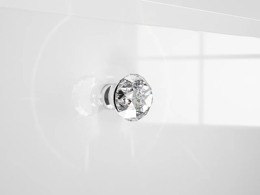 TV STOLÍK CRISTINE BIELY LESK + ZRKADLO 160 cm