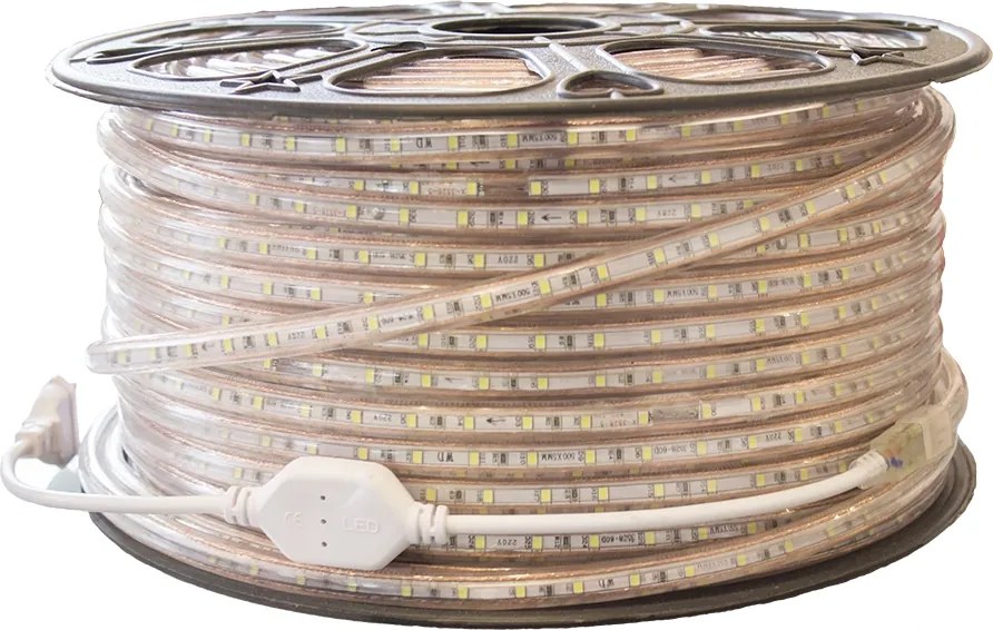 MILIO LED pásik - 230V - 2835 - 1m - 12 W - IP68 - studená biela