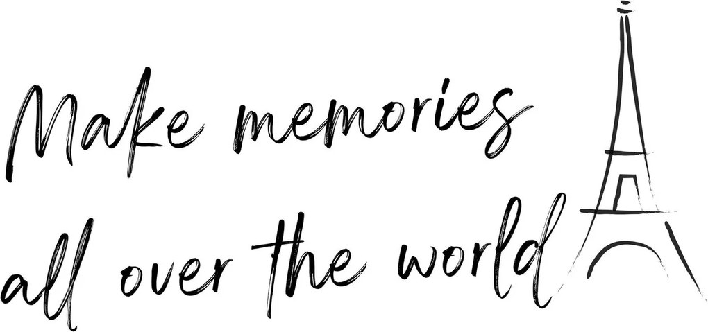 Obraz - Make memories (120x50 cm)